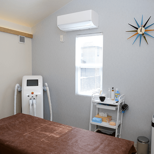 完全個室だから、リラックスして施術を受けられるのイメージ